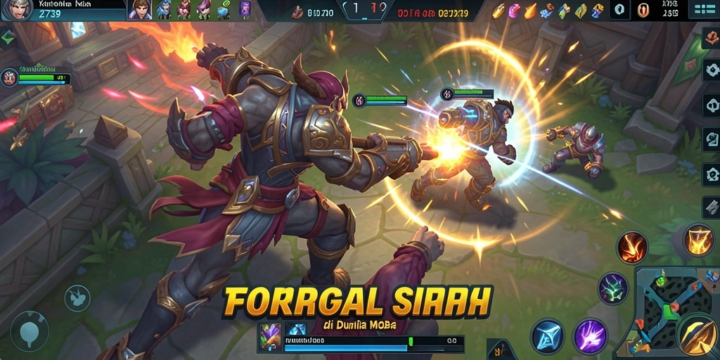 Screenshot gameplay 2739 menampilkan aksi pertarungan yang intens dan strategis.