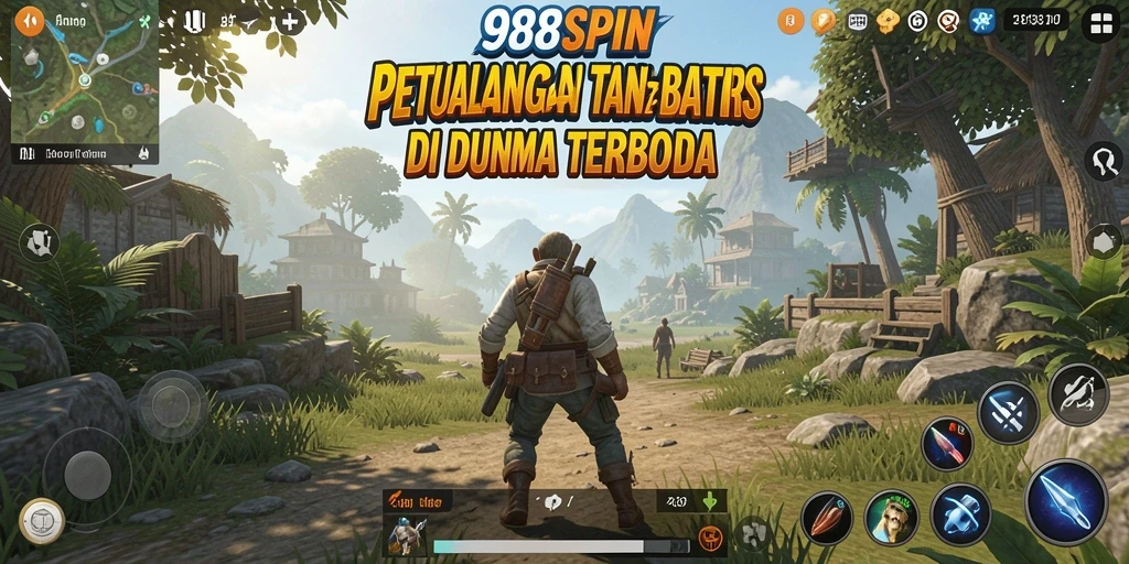 Tampilan gameplay Open World yang mendebarkan di 988SPIN.