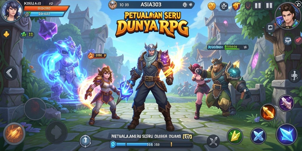 Tampilan menarik dari gameplay RPG ASIA303 yang menampilkan petualangan seru.