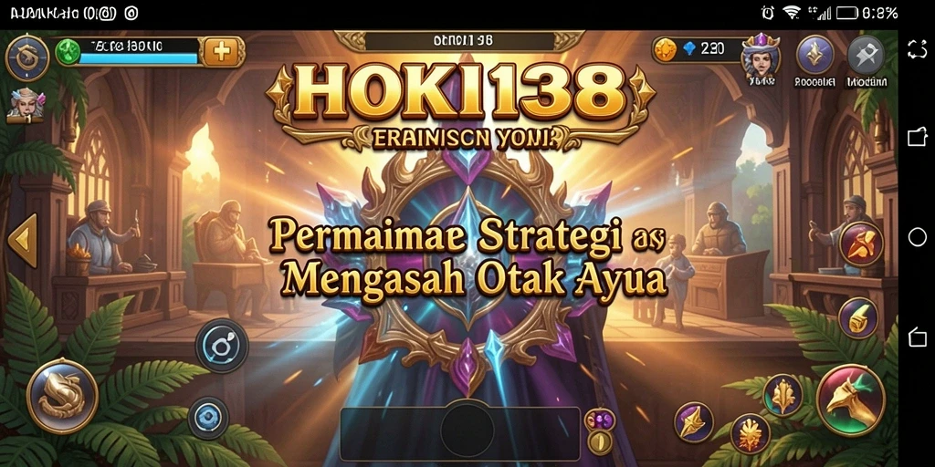 Screenshot gameplay HOKI138 yang menunjukkan pertempuran strategi.