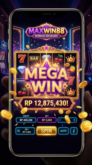 Tampilan antarmuka aplikasi maxwin88 yang ramah pengguna.